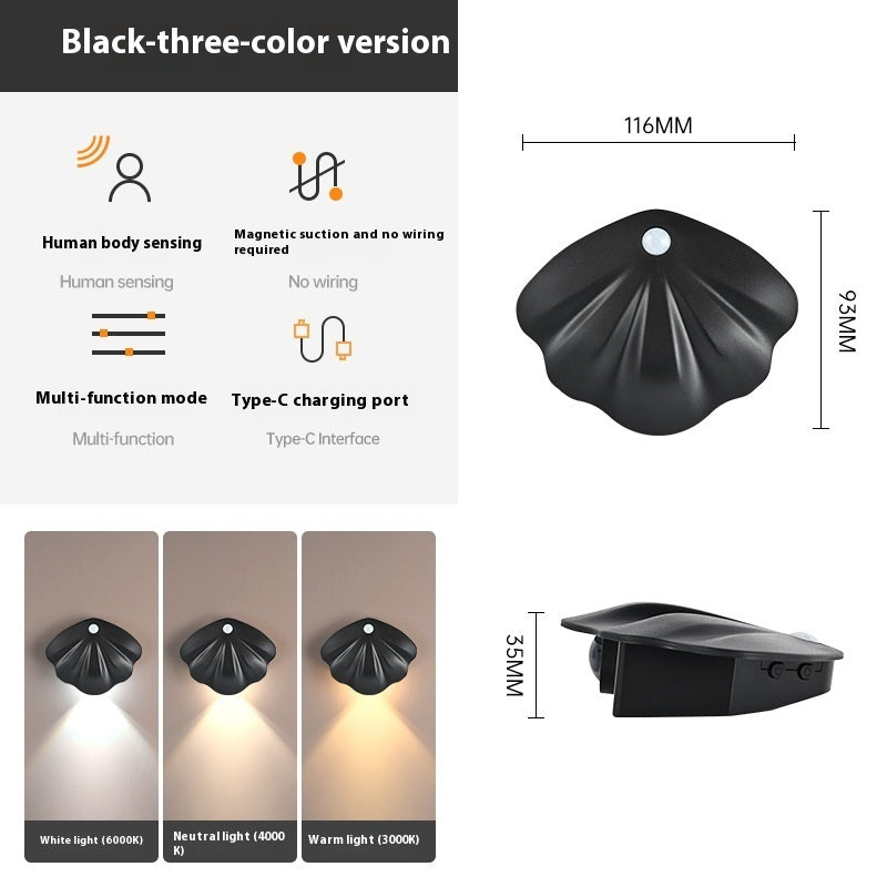 New Charging Smart Led Infrared Sensor Lamp Night Light