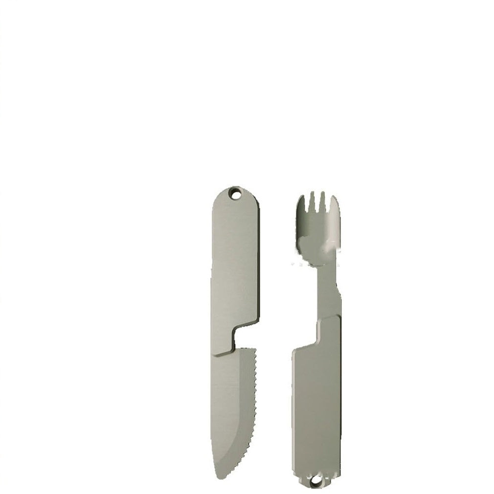 Two-in-one Camping Tableware Knife And Fork Combination