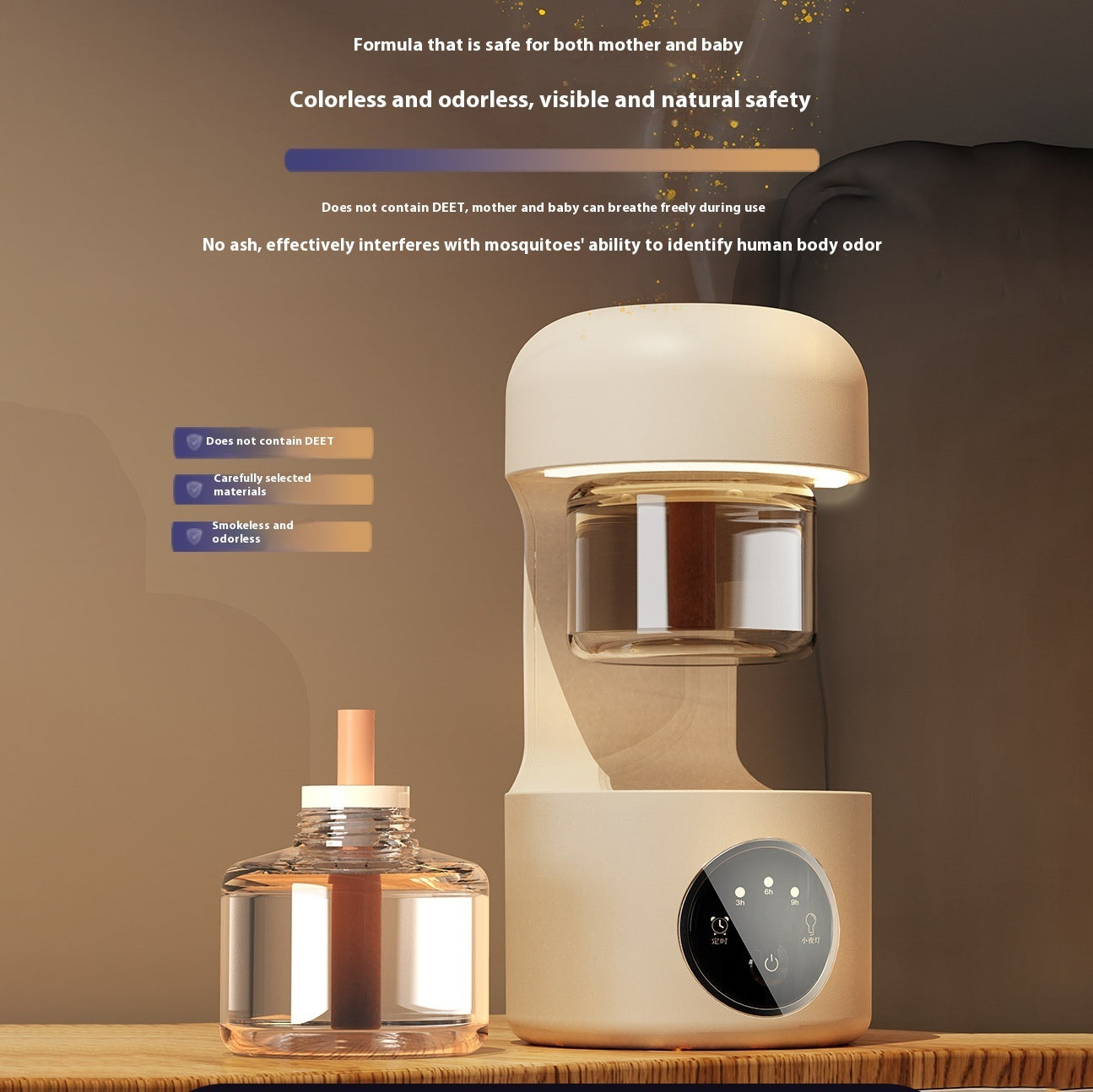 Night Lamp Portable Mosquito Repellent Outdoor Camping Home Mosquito Lamp