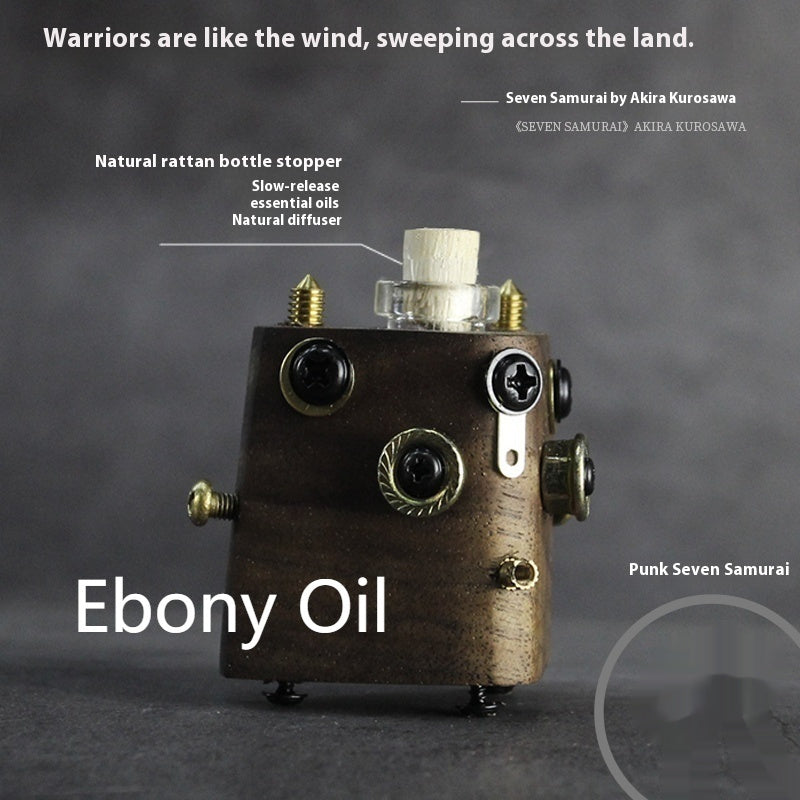 Steam Punk Solid Wood Car Aromatherapy Aroma Diffuser