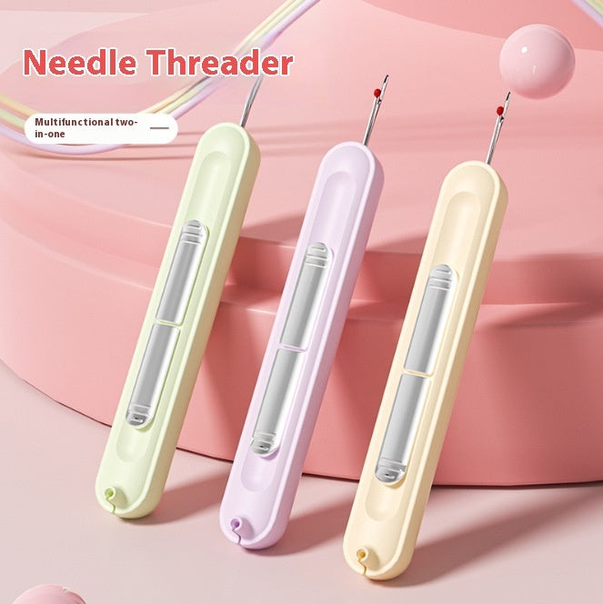 Needle Threading Thread Guide Machine Hand Sewing Tools For The Elderly