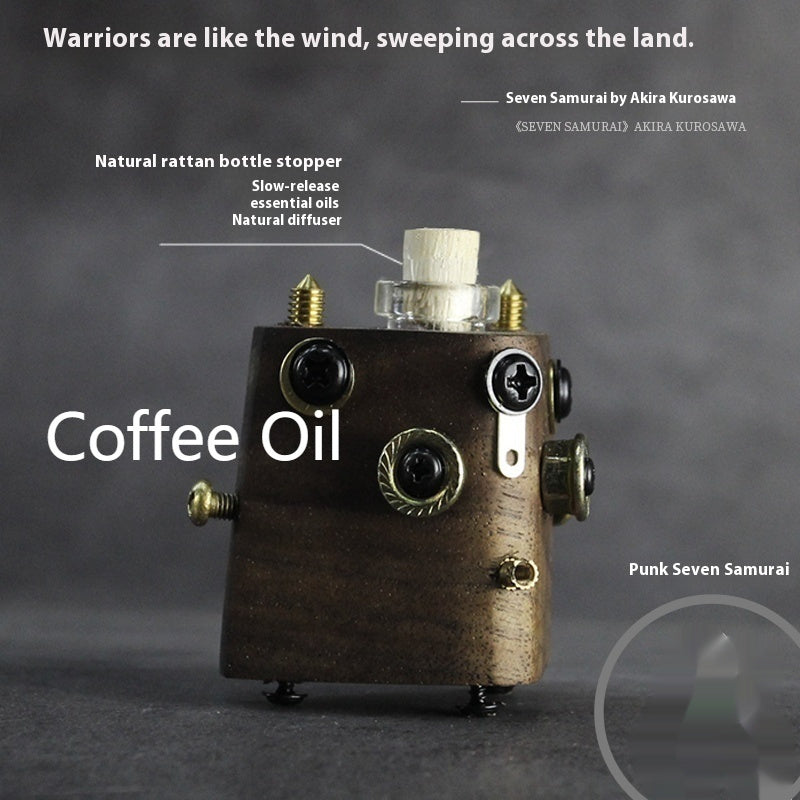 Steam Punk Solid Wood Car Aromatherapy Aroma Diffuser