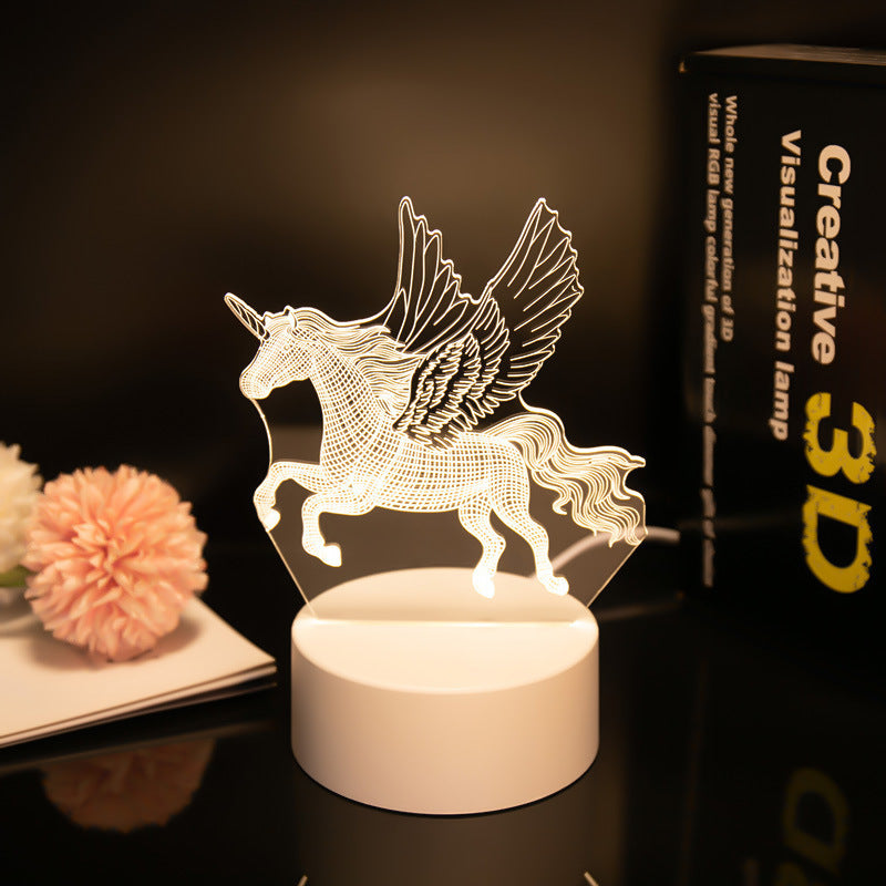 Creative Touch 3d Small Night Lamp Acrylic Table Lamp