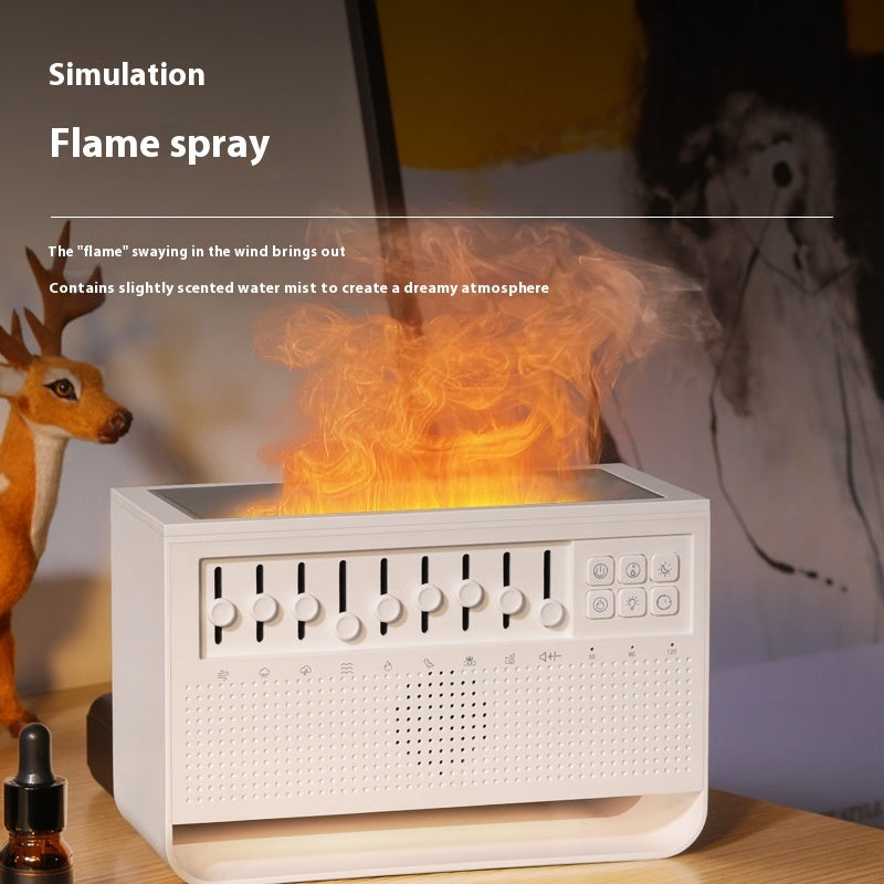 New White Noise Flame Aroma Diffuser