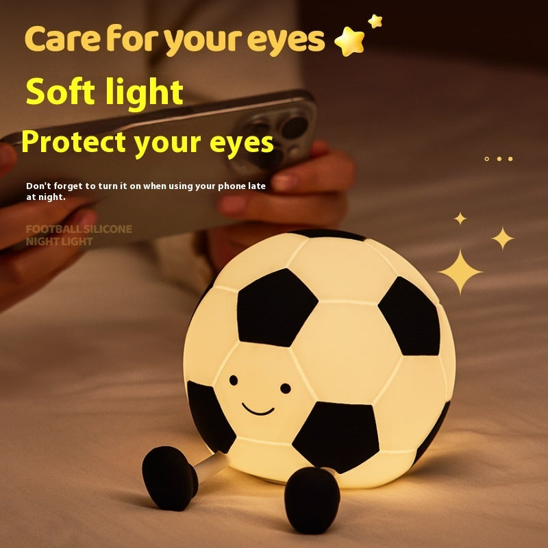 Football Small Night Lamp Bedroom Bedside Sleep At Night