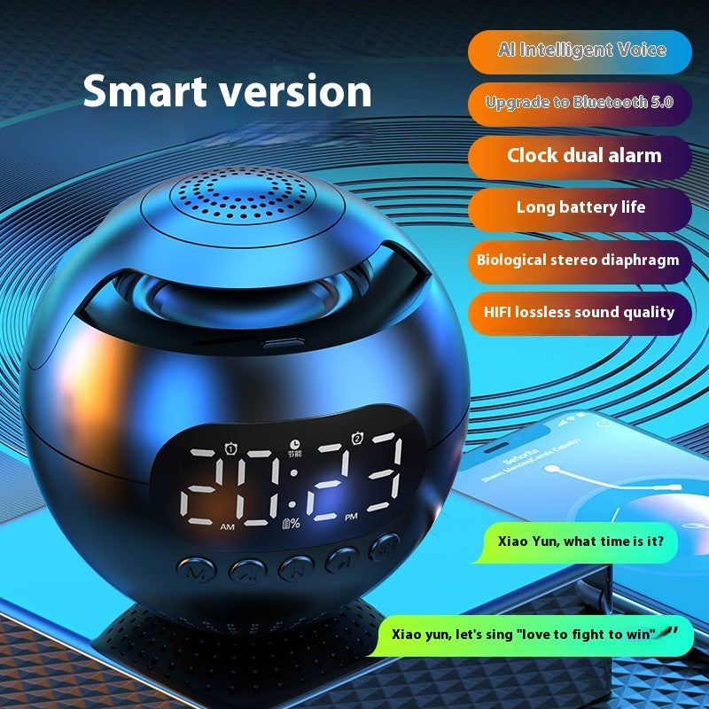 F6 AI Smart Bluetooth Audio Wireless Alarm Clock