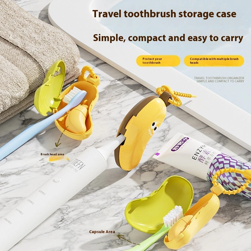 Banana Portable Toothbrush Storage Dust Cover Electric Travel Toothbrush Case