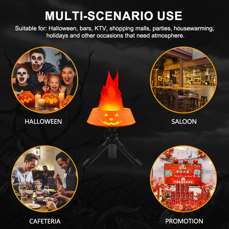 Flame Lamp Electronic Brazier Lamp Glowing Night Lights