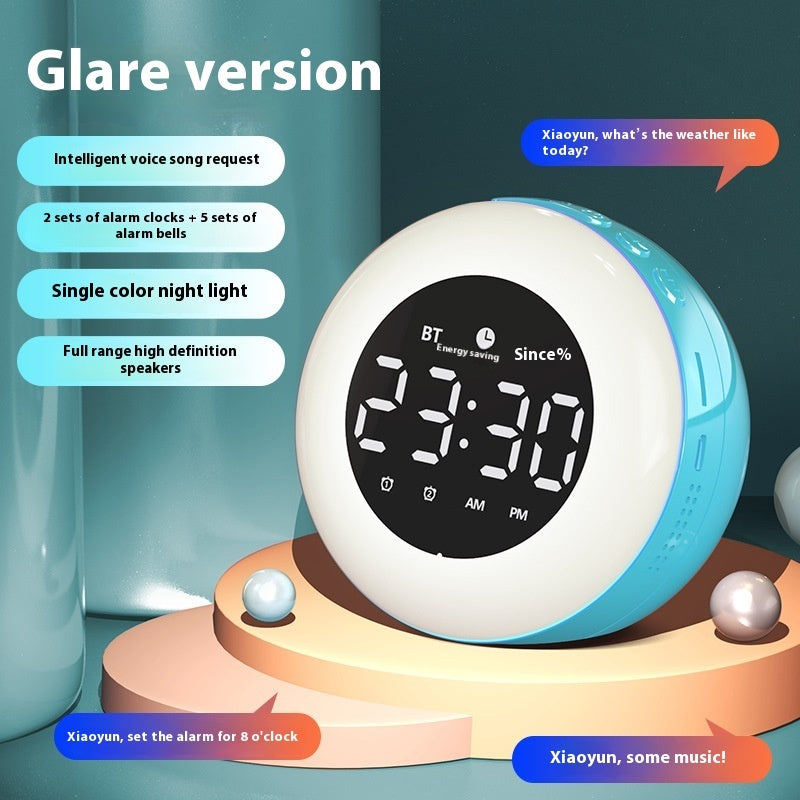 Intelligent Bluetooth Alarm Clock Audio AI Voice Assistant
