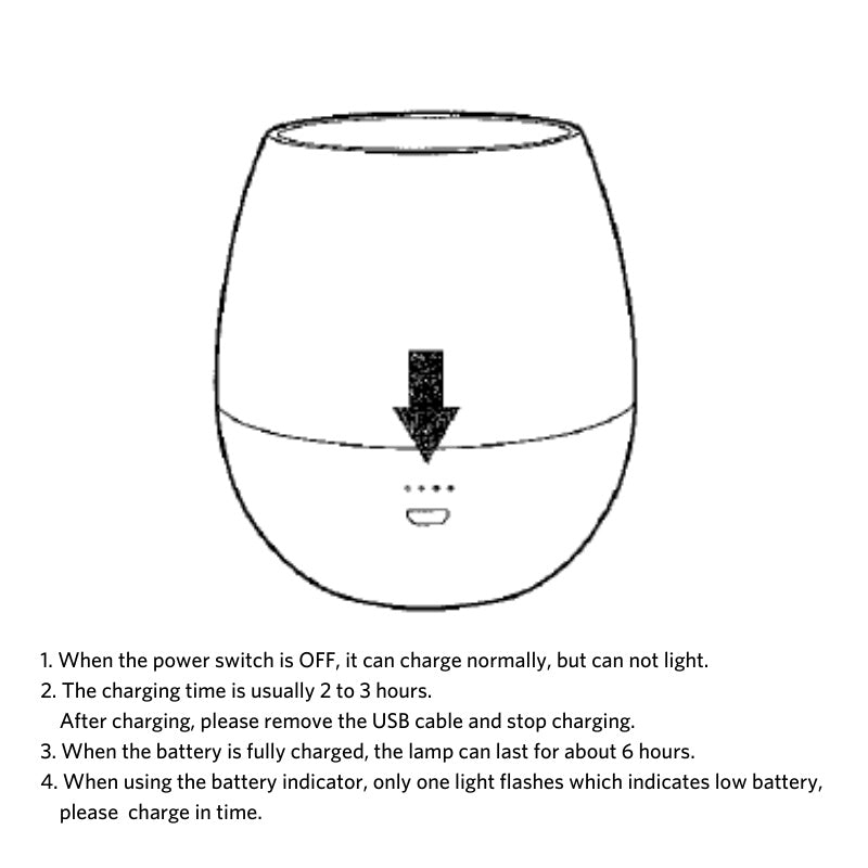 OPPLE Smart Candel Night Lamp Air Blow Puff Sound Sensor Swi