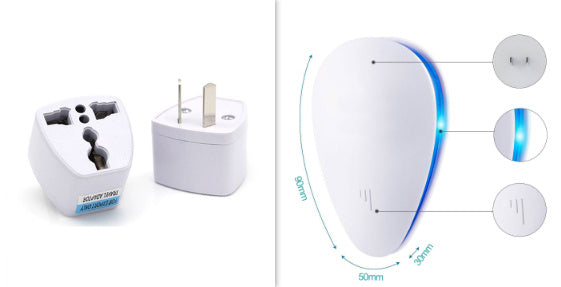 Ultrasonic LED mosquito repellent