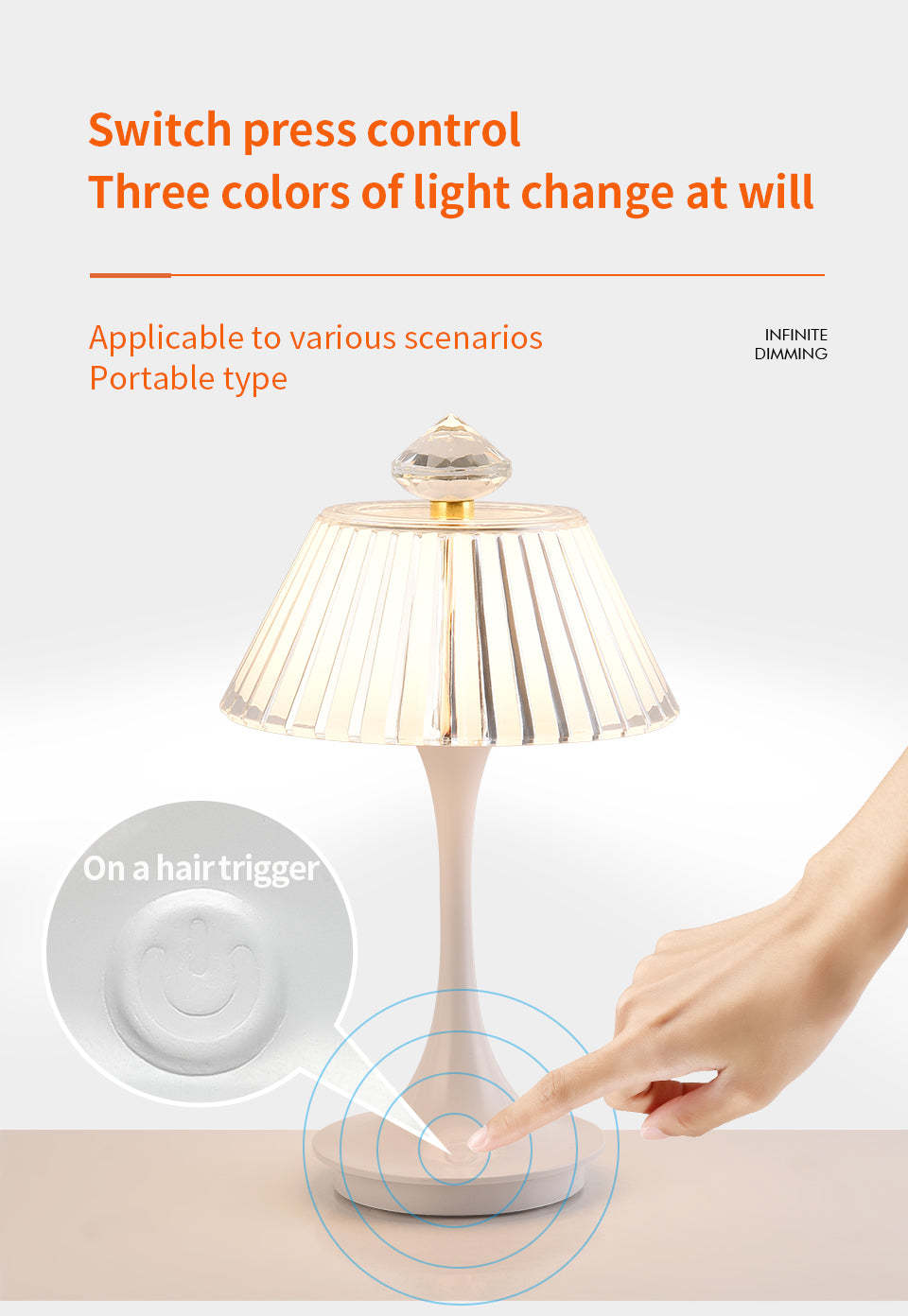 Simple Mushroom Small Night Lamp Bedroom Bedside Lamp Ambience Light