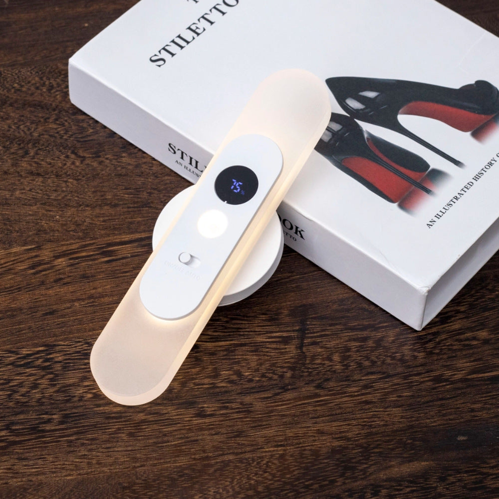 Power Display Smart Infrared Sensor Lamp USB Charging Small Night Lamp