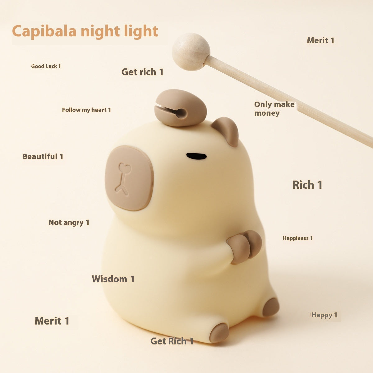 Capabala Silicone Night Lamp Rechargeable