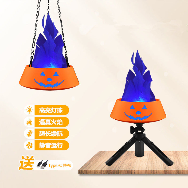 Flame Lamp Electronic Brazier Lamp Glowing Night Lights