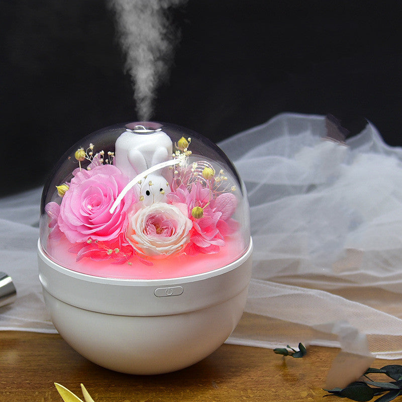 Creative Immortal Flower Aroma Diffuser Humidifier