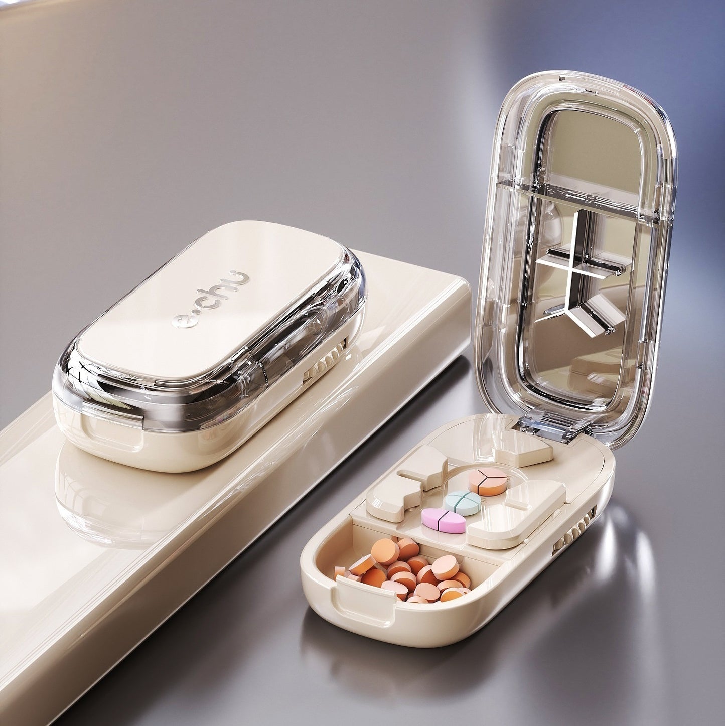 Cut Pills Artifact Sub-packing Medicine Box