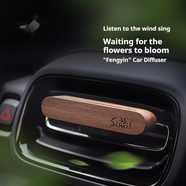 Solid Wood Vehicle Plant Aromatherapy Oil Aroma Diffuser