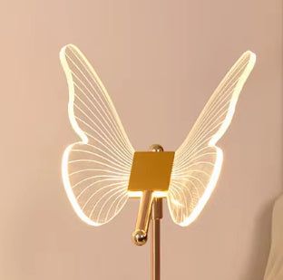 Butterfly Table Lamp Bedroom Bedside Decoration Small Night Lamp