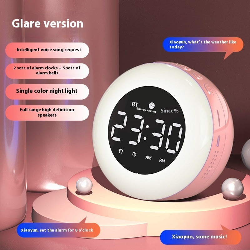Intelligent Bluetooth Alarm Clock Audio AI Voice Assistant