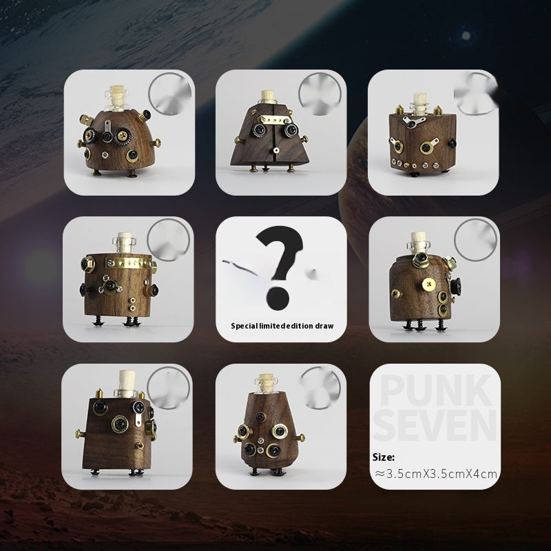 Steam Punk Solid Wood Car Aromatherapy Aroma Diffuser